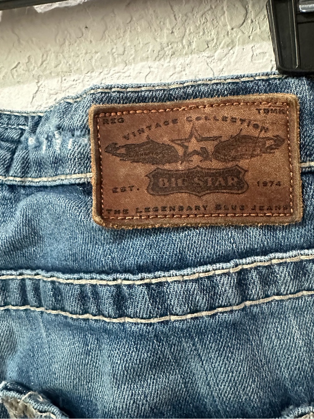 ❗️ Short Regular Denim Cutoff Shorts - Blue - Big Star LIV Size 28 - Picture 8 of 10